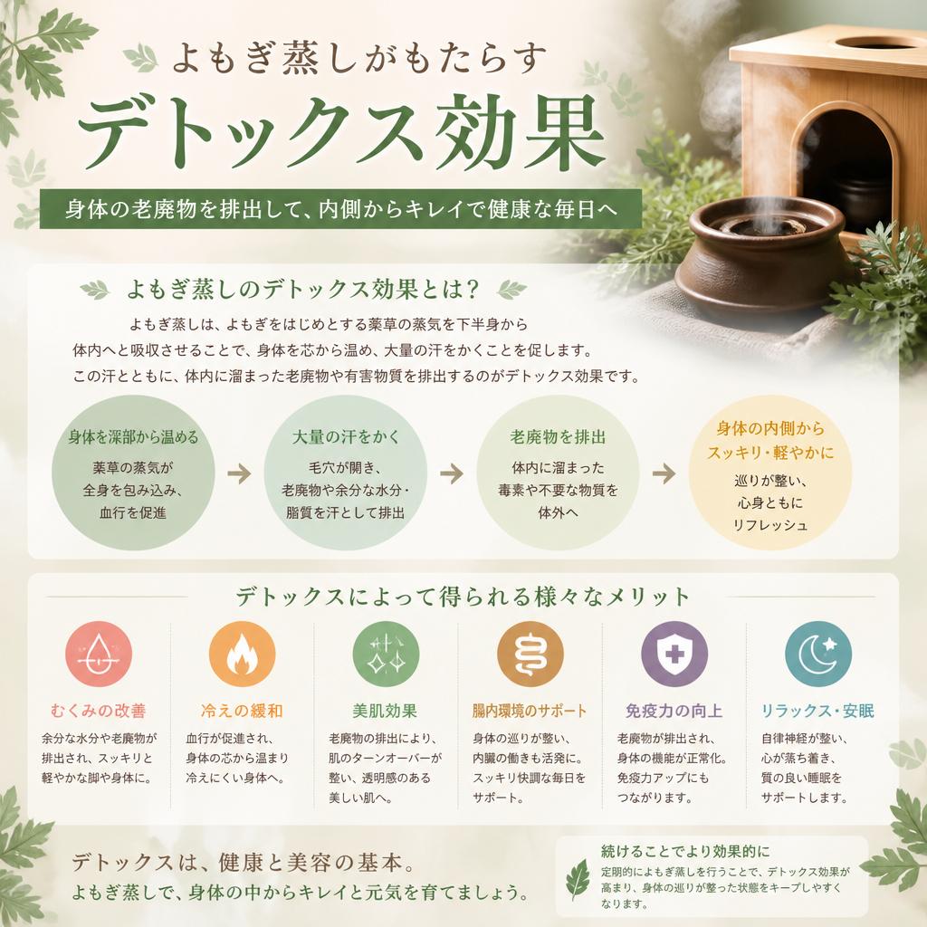 デトックス効果が期待できる！