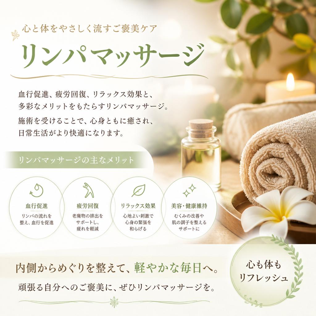 リンパマッサージの魅力