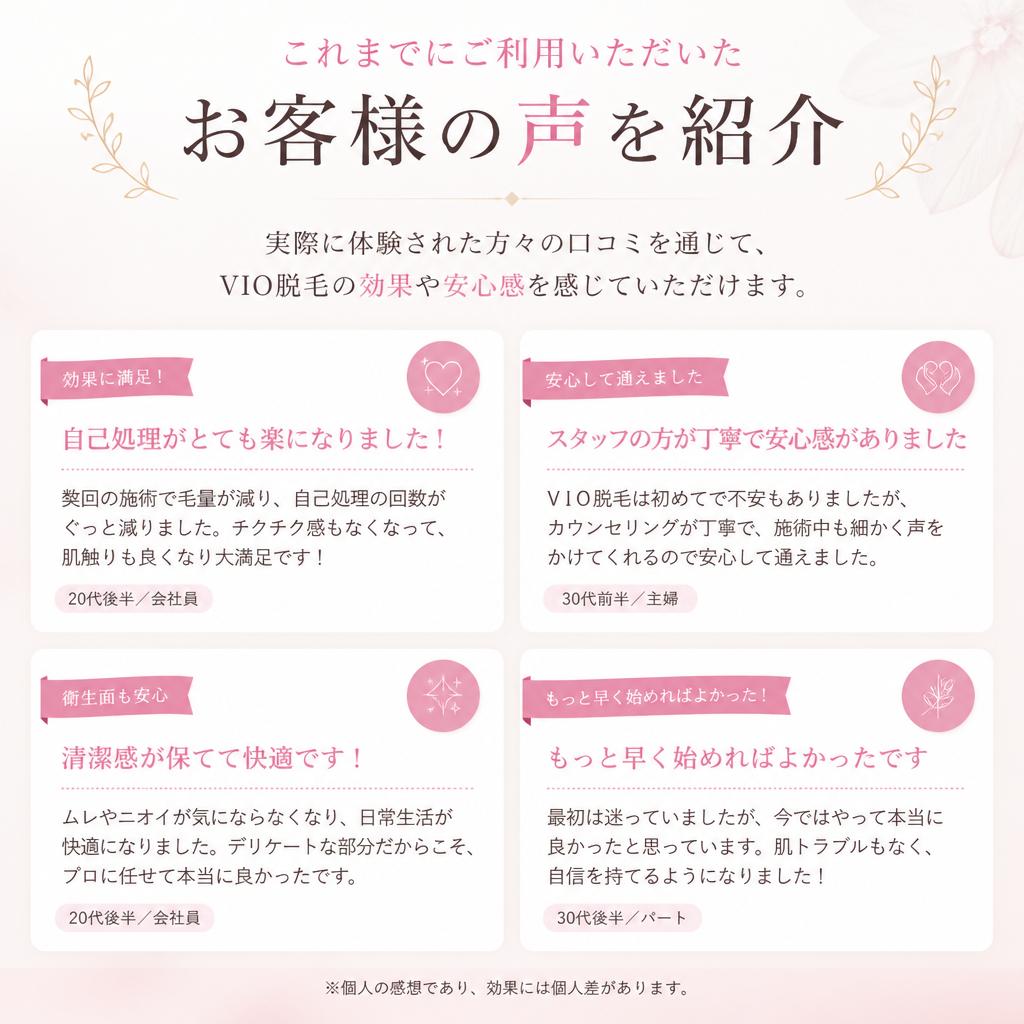 お客様の声
