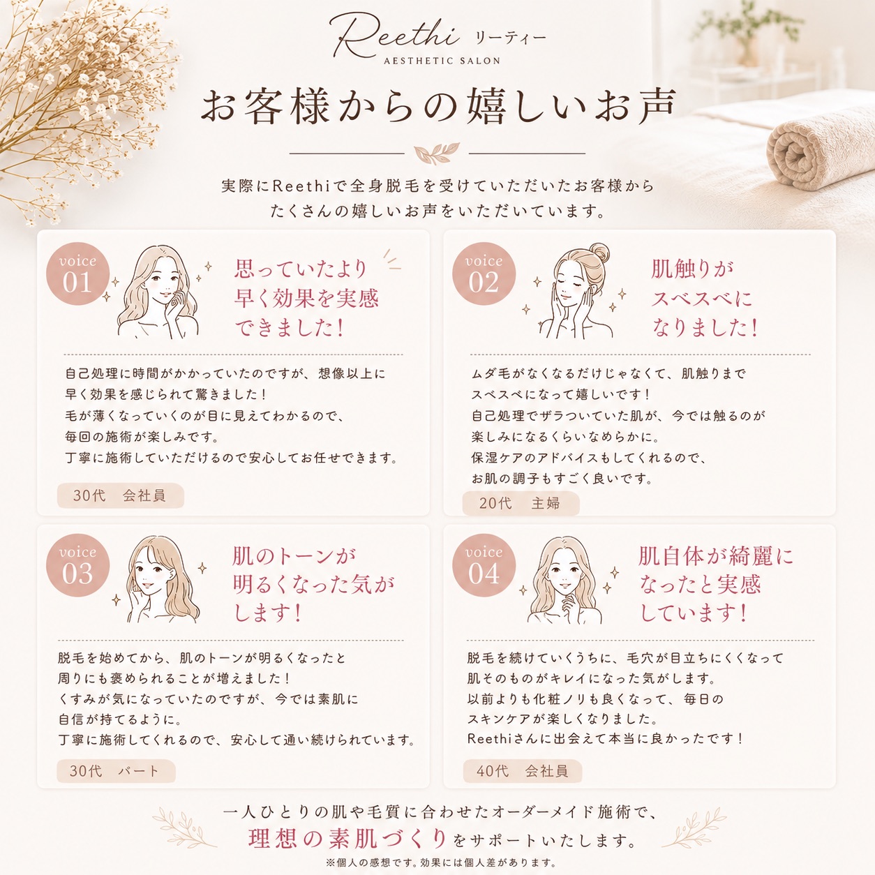 お客様の声
