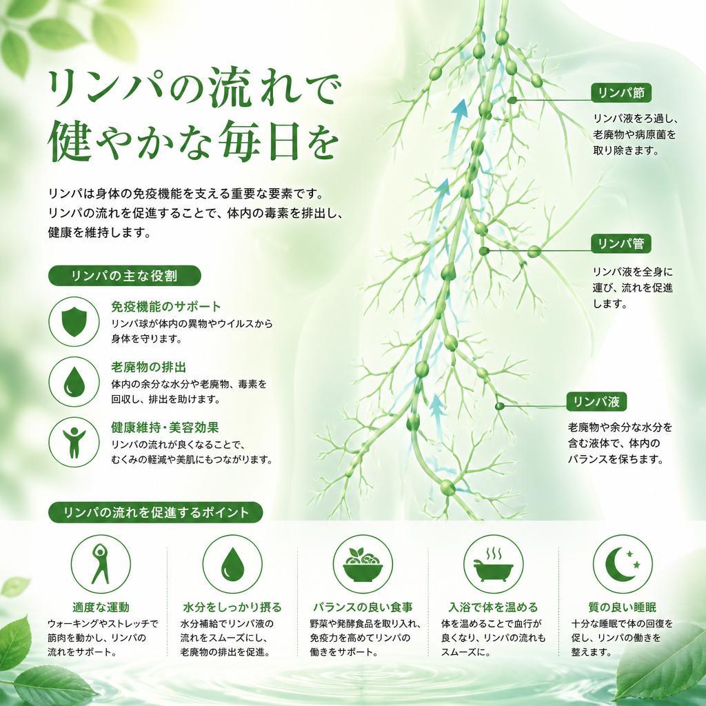 リンパの流れと健康