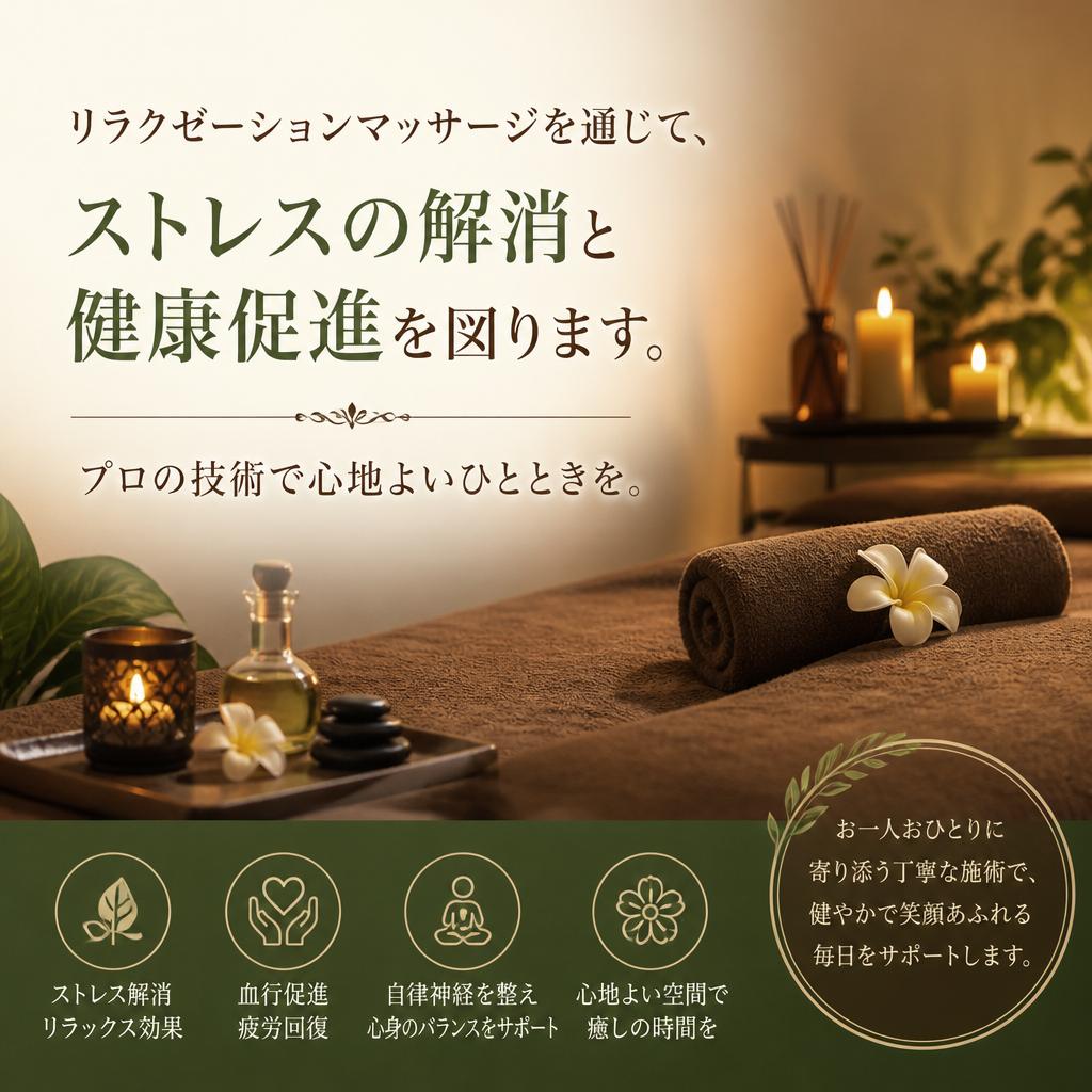 マッサージのすすめ