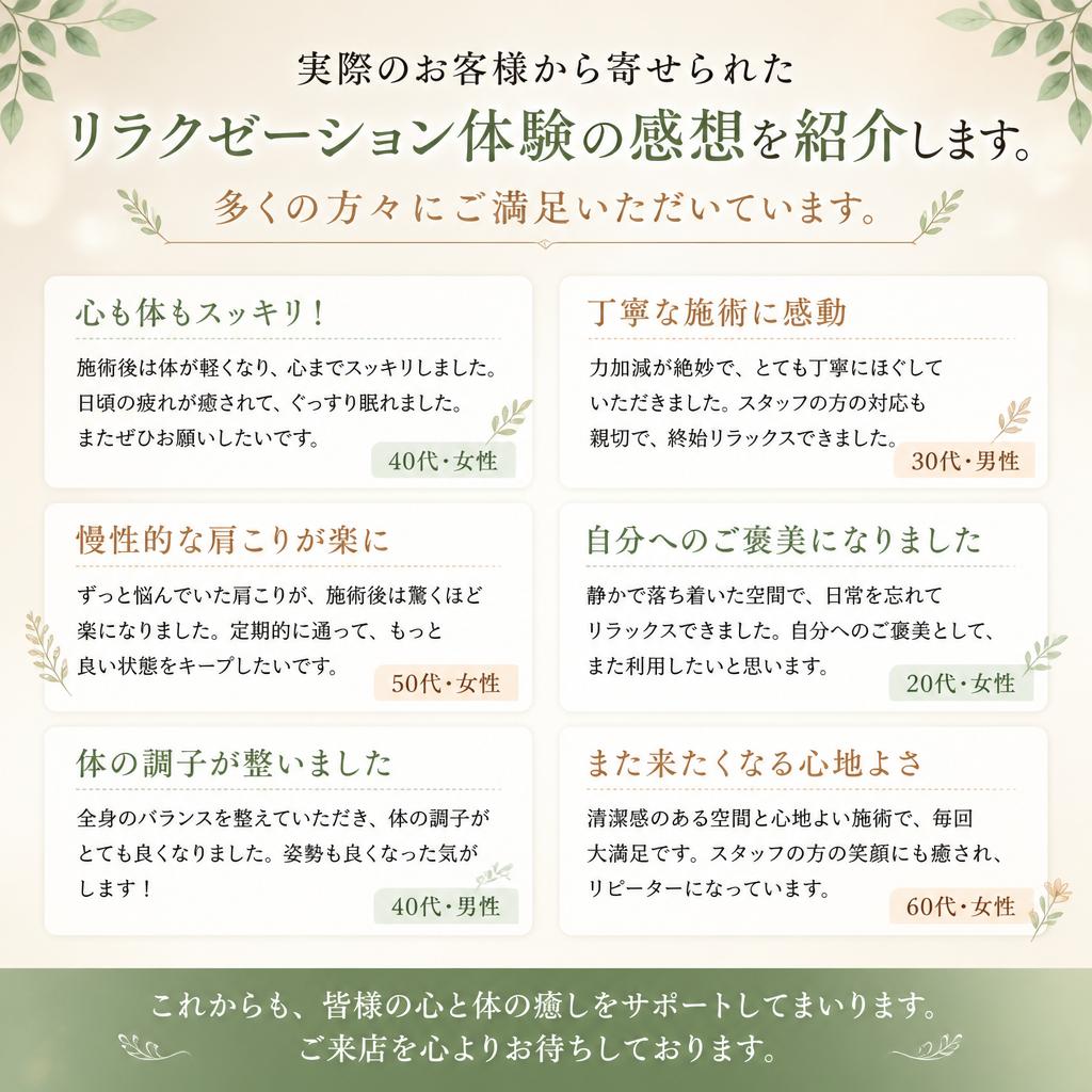 お客様の声