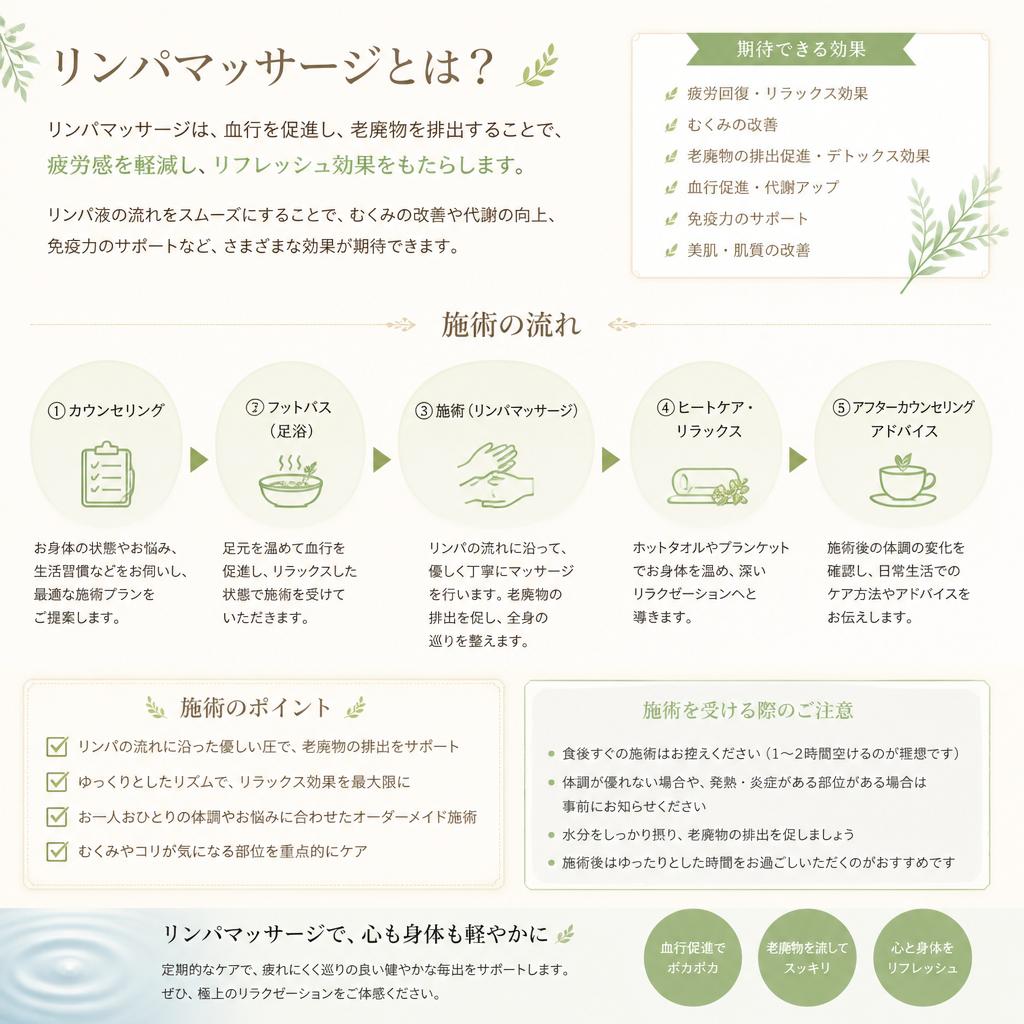 リンパマッサージの魅力