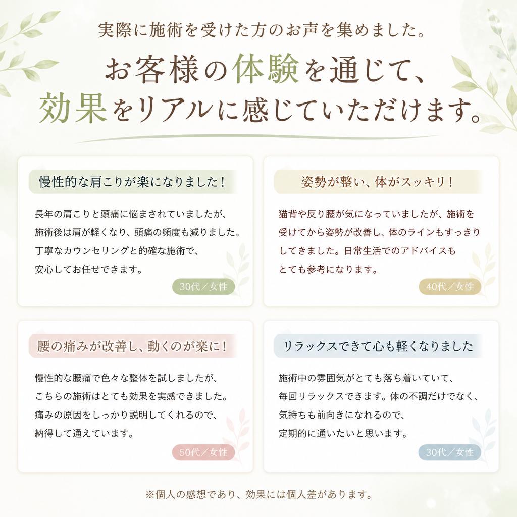 お客様の声